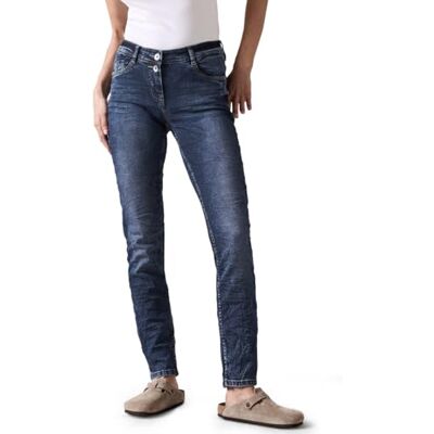 Cecil dam Jeans i avslappnad passform, Mellanblå Tvätt, 27W x 30L Cecil dam Jeans i avslappnad passform, Mellanblå Tvätt, 27W x 30L