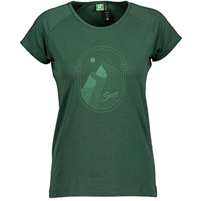 Scott dam tshirt, Rökt grön, S Scott dam tshirt, Rökt grön, S