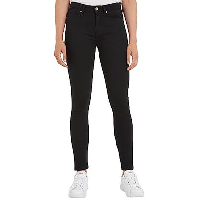 Tommy Hilfiger damjeans Heritage Como Skinny RW Stretch, Svart (Masters Black), 33W / 32L Tommy Hilfiger damjeans Heritage Como Skinny RW Stretch, Svart (Masters Black), 33W / 32L