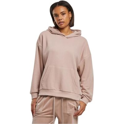 Urban Classics Damhuvtröja Ladies Light Terry oversized huvtröja, avslappnad huvtröja för kvinnor, överdimensionerad passform, Dukros, XL Urban Classics Damhuvtröja Ladies Light Terry oversized huvtröja, avslappnad huvtröja för kvinnor, överdimensionerad passform, Dukros, XL