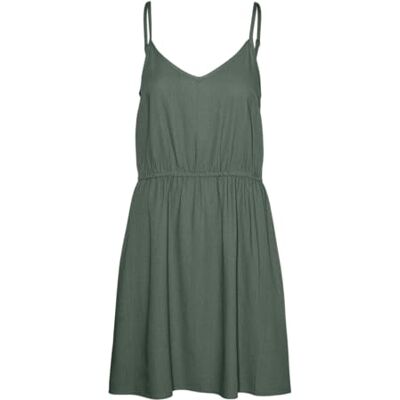 VERO MODA VMMYMILO Singlet Short Dress WVN GA, Laurelkrans, XL VERO MODA VMMYMILO Singlet Short Dress WVN GA, Laurelkrans, XL