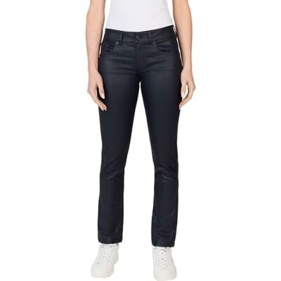 Pepe Jeans kvinnors smala jeans Lw Pl204737, jeans, svart, 32W/32L, Svart (Denim-bc2), 32W x 32L Pepe Jeans kvinnors smala jeans Lw Pl204737, jeans, svart, 32W/32L, Svart (Denim-bc2), 32W x 32L
