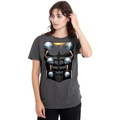 Thor mandarin creative ltd Tors kostym dam t-shirt, kol, Träkol, L Thor mandarin creative ltd Tors kostym dam t-shirt, kol, Träkol, L