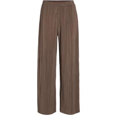Vila dam Viplisa Hw Wide Pants-Noos byxor, Fossil, XL Vila dam Viplisa Hw Wide Pants-Noos byxor, Fossil, XL