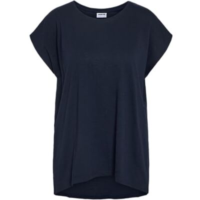 NOISY MAY dam Nmmathilde S/S Loose Long Top FWD Noos, marinblå blazer, L NOISY MAY dam Nmmathilde S/S Loose Long Top FWD Noos, marinblå blazer, L