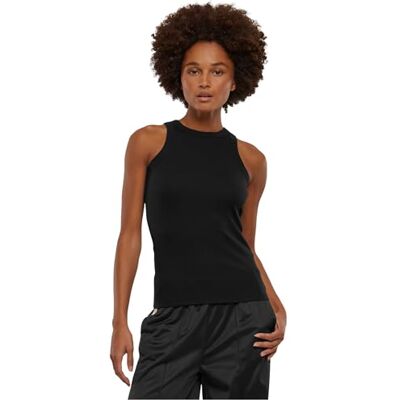 Urban Classics Dam Top Ladies Racer Back Rib Top Svart XL, svart, XL Urban Classics Dam Top Ladies Racer Back Rib Top Svart XL, svart, XL