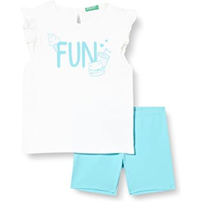 United Flickor Comp(t-shirt+short) 3096gk004 byxor, 901 – Bianco Azzurro, 6 månader United Flickor Comp(t-shirt+short) 3096gk004 byxor, 901 – Bianco Azzurro, 6 månader