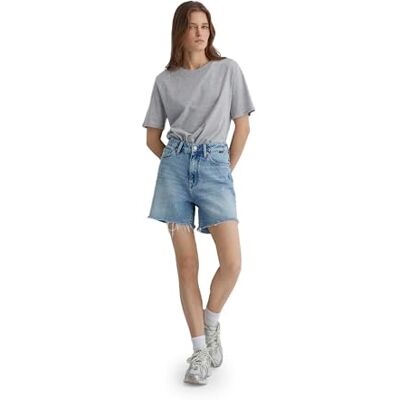 Mavi Dam Millie Relaxed jeans-shorts, skuggad denim, 30, Blå-34576, 28 Mavi Dam Millie Relaxed jeans-shorts, skuggad denim, 30, Blå-34576, 28