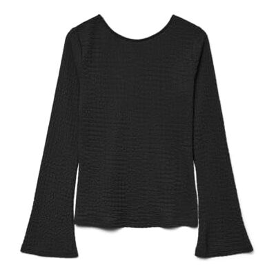 VERO MODA Vmcille Ls 2-vägs Top JRS Noos, svart, XL VERO MODA Vmcille Ls 2-vägs Top JRS Noos, svart, XL