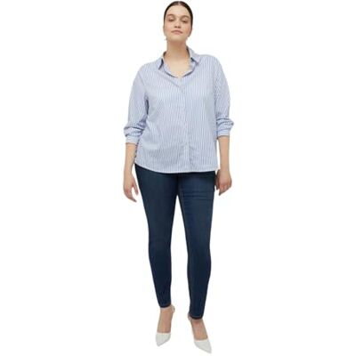 Fiorella Rubino : Skinny-jeans blå höst vinter 24, blå, 44 plus size Fiorella Rubino : Skinny-jeans blå höst vinter 24, blå, 44 plus size