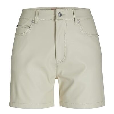 JACK & JONES dam Jjxx Jxkenya shorts i konstläder, Seedpearl/detalj: matt, L JACK & JONES dam Jjxx Jxkenya shorts i konstläder, Seedpearl/detalj: matt, L