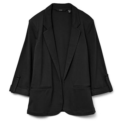 VERO MODA Vmeva 3/4 lös kavaj Noos, svart, XS VERO MODA Vmeva 3/4 lös kavaj Noos, svart, XS
