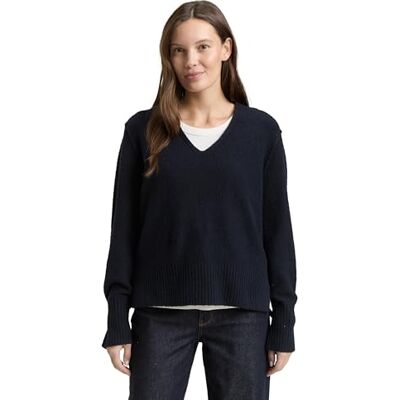TOM TAILOR damtröja, 10668 – himmelskaptensblå, 3XL TOM TAILOR damtröja, 10668 – himmelskaptensblå, 3XL