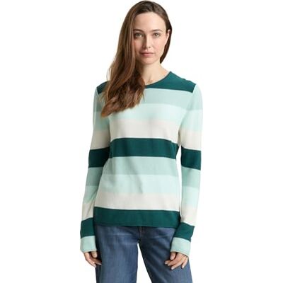 TOM TAILOR damtröja, 40021 – Grön mintvit randig, 3XL TOM TAILOR damtröja, 40021 – Grön mintvit randig, 3XL