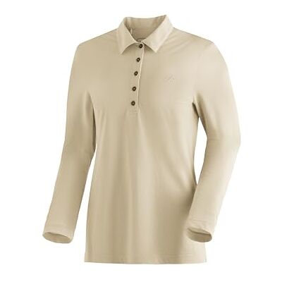 Maier Sports Long Piquee Polo W dam pikétröja, lättskött långärmad tröja, sportigt snitt Maier Sports Long Piquee Polo W dam pikétröja, lättskött långärmad tröja, sportigt snitt