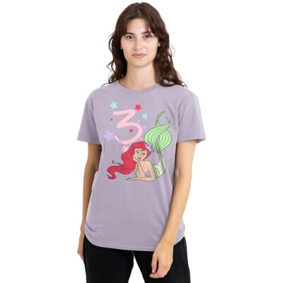 The Little Mermaid Den lilla sjöjungfrun Ariel 3:e födelsedagen skjorta dam t-shirt, lavendel, medium, Lavendel, M The Little Mermaid Den lilla sjöjungfrun Ariel 3:e födelsedagen skjorta dam t-shirt, lavendel, medium, Lavendel, M