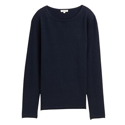 TOM TAILOR damtröja, 10668 – himmelskaptensblå, 3XL TOM TAILOR damtröja, 10668 – himmelskaptensblå, 3XL