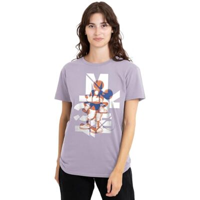 Mickey Mouse mandarin creative ltd Musse Pigg färg fyllning damer t-shirt, lavendel, XX-Large, Lavendel, XXL Mickey Mouse mandarin creative ltd Musse Pigg färg fyllning damer t-shirt, lavendel, XX-Large, Lavendel, XXL
