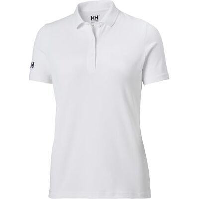Helly Hansen W Crew Tech Polo T-shirt för kvinnor, 001 vit, 4XL Helly Hansen W Crew Tech Polo T-shirt för kvinnor, 001 vit, 4XL