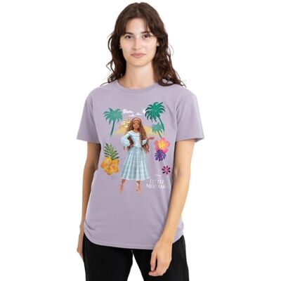 The Little Mermaid Den lilla sjöjungfrun Ariel, öflicka dam t-shirt, lavendel, medium, Lavendel, M The Little Mermaid Den lilla sjöjungfrun Ariel, öflicka dam t-shirt, lavendel, medium, Lavendel, M