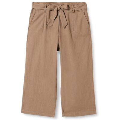 ONLY Damer Onlcaro Hw Linen bälte PNT culotte, Valnöt, L ONLY Damer Onlcaro Hw Linen bälte PNT culotte, Valnöt, L