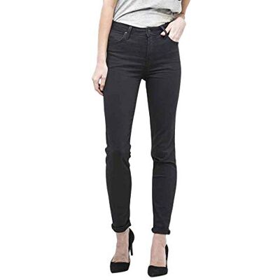 Lee Damen Scarlett High Jeans, Schwarz (Black Rinse Ae47), 27W / 31L Lee Damen Scarlett High Jeans, Schwarz (Black Rinse Ae47), 27W / 31L