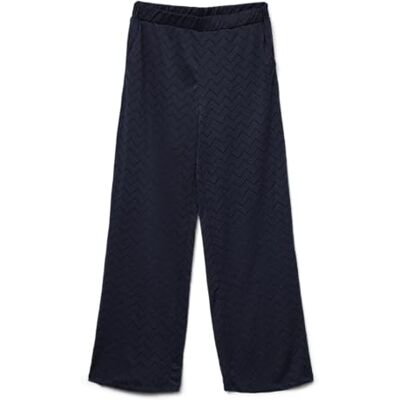 VERO MODA Vmthas Nw Wide Pant JRS Ga Vo, marinblå blazer, M VERO MODA Vmthas Nw Wide Pant JRS Ga Vo, marinblå blazer, M
