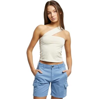 Urban Classics kvinnors damer en rem topp cami-skjorta, Whitesand, 4XL Urban Classics kvinnors damer en rem topp cami-skjorta, Whitesand, 4XL