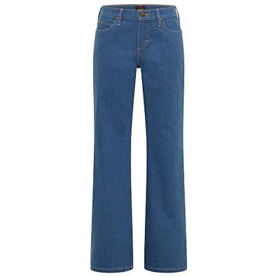 Lee dam bootcut jeans, halsduk, W29/L33, blå, 29W x 33L Lee dam bootcut jeans, halsduk, W29/L33, blå, 29W x 33L