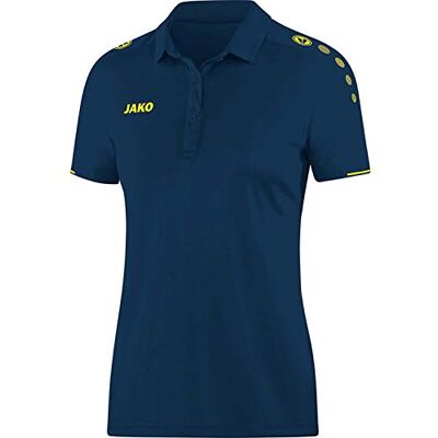 JAKO Damer Classico Polo flerfärgad nattblå/citro 38 JAKO Damer Classico Polo flerfärgad nattblå/citro 38