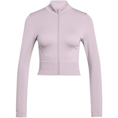 adidas Kobiety Workout Essentials Knit Zip Through Jacket, preloved fig, M adidas Kobiety Workout Essentials Knit Zip Through Jacket, preloved fig, M