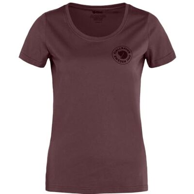 Fjällräven FJALLRAVEN 83513-357 1960 logotyp T-shirt W T-shirt dam port storlek XS, Hamn, XS Fjällräven FJALLRAVEN 83513-357 1960 logotyp T-shirt W T-shirt dam port storlek XS, Hamn, XS