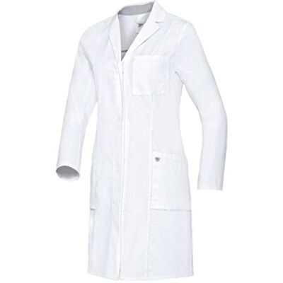 BP Med Coats 1754-130-0021 läkarkappa för kvinnor – långärmad – ren bomull – normal passform – storlek: 34 n – färg: vit BP Med Coats 1754-130-0021 läkarkappa för kvinnor – långärmad – ren bomull – normal passform – storlek: 34 n – färg: vit
