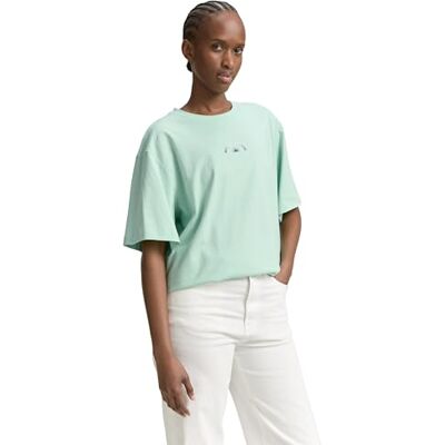 TOM TAILOR Denim T-shirt för kvinnor, 32229 – Mint jade turkos, XS TOM TAILOR Denim T-shirt för kvinnor, 32229 – Mint jade turkos, XS