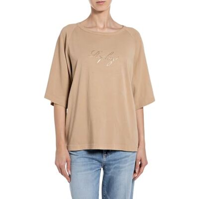 Replay dam-t-shirt, Sand 023 (beige), S Replay dam-t-shirt, Sand 023 (beige), S