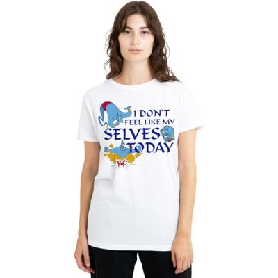 Disney dam Aladdin The Genie I Don't Feel Like My Selves Today Ladies T Shirt, White T-tröja Disney dam Aladdin The Genie I Don't Feel Like My Selves Today Ladies T Shirt, White T-tröja