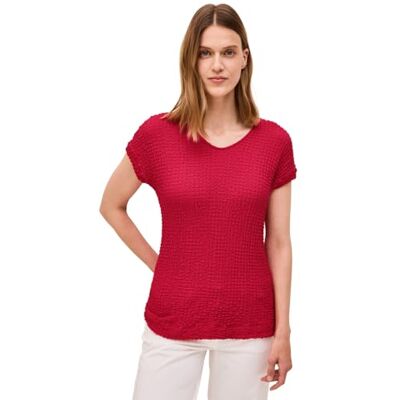 Cecil Strukturtröja för kvinnor, Glaserad Apple Red, XL Cecil Strukturtröja för kvinnor, Glaserad Apple Red, XL