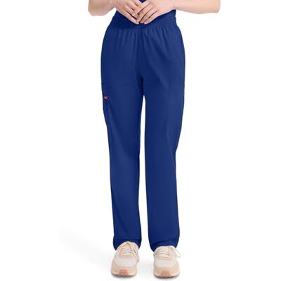 Dickies EDS signatur kvinnor scrubs byxa naturlig stigning avsmalnande ben pull-on 86106, Galax blått, XS Dickies EDS signatur kvinnor scrubs byxa naturlig stigning avsmalnande ben pull-on 86106, Galax blått, XS