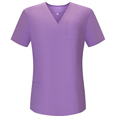 MISEMIYA Damer sanitetspåse sanitär uniform för kvinnor 707, Lila 68, XS MISEMIYA Damer sanitetspåse sanitär uniform för kvinnor 707, Lila 68, XS