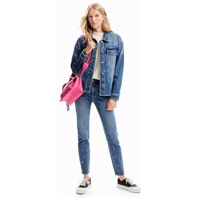 Desigual Denim_VIENA, 5053 denim medium tvätt, 38, blå, 38 Desigual Denim_VIENA, 5053 denim medium tvätt, 38, blå, 38