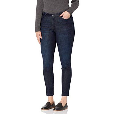 Amazon Essentials kvinnors välvda jeans mörktvättade, 38 Amazon Essentials kvinnors välvda jeans mörktvättade, 38