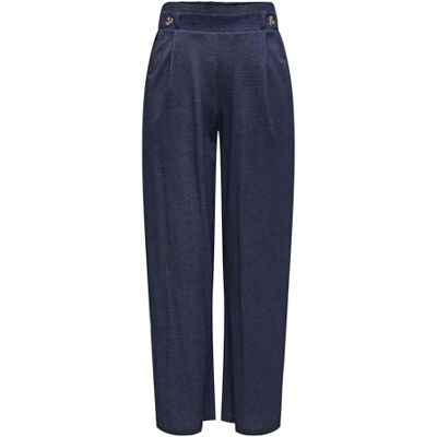 JDY birdie Geggo Long Pant JRS Noos, Svart iris, (XS) W x 32L JDY birdie Geggo Long Pant JRS Noos, Svart iris, (XS) W x 32L