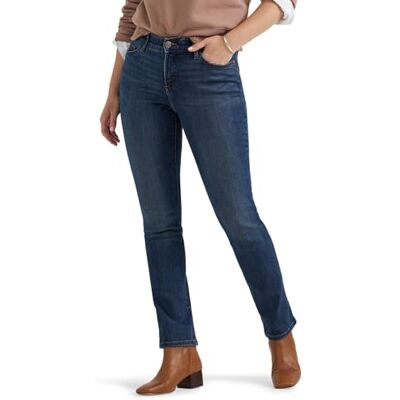 Lee – ultralyxig komfort med flexibel rörelse, jeans med raka ben för kvinnor, 38 Lee – ultralyxig komfort med flexibel rörelse, jeans med raka ben för kvinnor, 38
