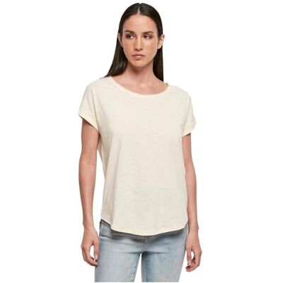 Build Your Brand Damer Long Slub Tee kortärmad bomull t-shirt för kvinnor finns i många färger, storlekar XS-5XL, Vit, XS Build Your Brand Damer Long Slub Tee kortärmad bomull t-shirt för kvinnor finns i många färger, storlekar XS-5XL, Vit, XS