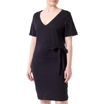 Vila dam Vipippa V-hals S/S Slips Dress/R Sommarklänning Vila dam Vipippa V-hals S/S Slips Dress/R Sommarklänning