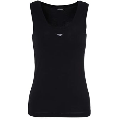 Giorgio Armani dam Essential studs underkläder tank svart XS, Svart, XS Giorgio Armani dam Essential studs underkläder tank svart XS, Svart, XS