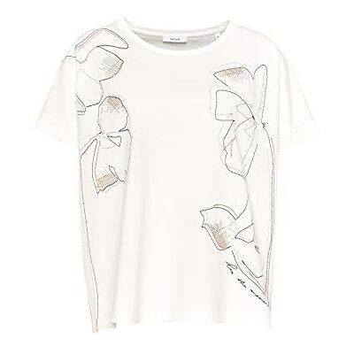 OPUS Dam-solda-stit-t-shirt, Mjölk, 38 SE OPUS Dam-solda-stit-t-shirt, Mjölk, 38 SE
