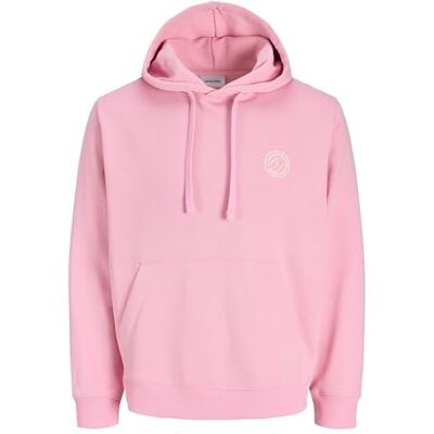 JACK & JONES Jjalliance Sweat Hood, Prisma rosa, XL JACK & JONES Jjalliance Sweat Hood, Prisma rosa, XL