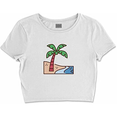 Bona Basics , Digital tryckt basic t-shirt för damer,% 100 bomull, vit, ledig, damtoppar, storlek: XL, Vit, XL Kort Bona Basics , Digital tryckt basic t-shirt för damer,% 100 bomull, vit, ledig, damtoppar, storlek: XL, Vit, XL Kort