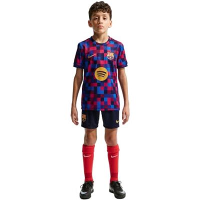 NIKE unisex barn Fc Barcelona Dri-fit Pre-match-fußballoberteil Für Ältere Kinder fotbollsvärmare skjorta NIKE unisex barn Fc Barcelona Dri-fit Pre-match-fußballoberteil Für Ältere Kinder fotbollsvärmare skjorta